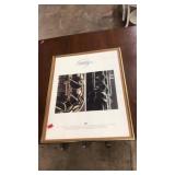 FRAMED ENGRAVERS SUITE ADVERT. POSTER PRINT