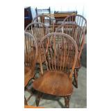 6 WINDSOR DINING CHAIRS