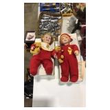 PAIR OF ASHTON-DRAKE GALLERIES POOH DOLLS