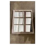 DECORATIVE WOOD FRAMED MIRROR