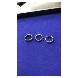ASST MENS WEDDING RINGS, SILVER, TUNGSTEN, ETC