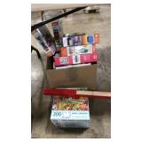 BOX OF ASST. PUZZLES