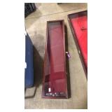 MAHOGANY GUN DISPLAY CASE