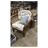 ARM CHAIR W/ CUSHIONS