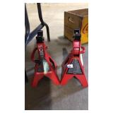 PAIR OF 3 TON BIG RED JACK STANDS