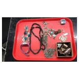 TRAY OF ASST JEWELRY