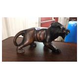 WOOD CARVED LION