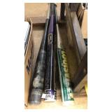 3 METAL BASEBALL BATS