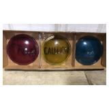 ANTIQUE TRAFFIC LIGHTS LENS SET 1915S