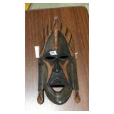 WOOD CARVED AFRICAN FOLK ART