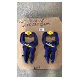 2 PC IRWIN 2" QUIK GRIP CLAMPS