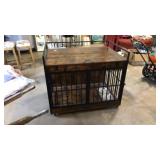 LARGE DOG CRATE ON WHEELS
