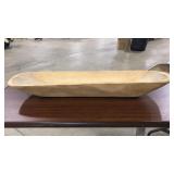 VINTAGE WOODEN DOUGH BOWL