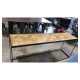 RECLAIMED WOOD CONSOLE TABLE