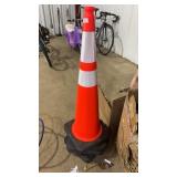 4 TRAFFIC CONES