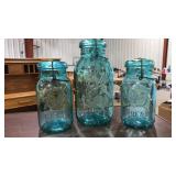 3 BALL PERFECT MASON JARS ASST SIZES