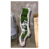 DECORATIVE LIVE WOOD & FAUX TABLE DECOR