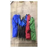 ASST FOLDING CAMPING CHAIRS