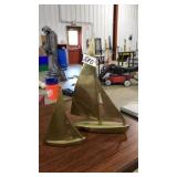 BRASS SAILBOATS