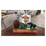 TRICK DOG CAST IRON MECHANICAL BANK