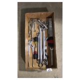 BOX LOT OF ASST TOOLS