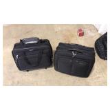 PAIR OF SAMSONITE ROLLING BRIEFCASES