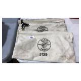 2 PC KLEIN CANVAS TOOL BAGS