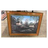 ELIZABETH F GILKEY LATE HUNT FRAMED PRINT