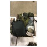 FLAT OF ASST. MILITARY SOCKS, GLOVES, MISC