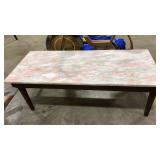 MARBLE TOP COFFEE TABLE
