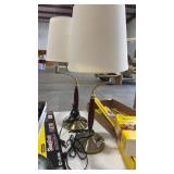 2 TABLE LAMPS SWING ARM