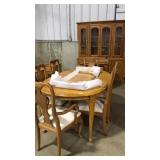 NATHAN HALE OAK DINING ROOM SET