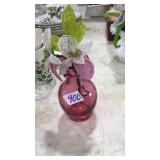 PINK GLASS BUD VASE