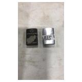 PAIR OF ZIPPO LIGHTERS