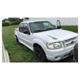 2002 FORD EXPLORER SPORT TRAC 4 DOOR PICK UP TRUCK