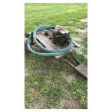 WATER PUMP ON TRAILER, BRIGGS&STRATON 5HP