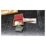 ACHIEVERS CLUB TRINKET BOX & COPPER.50BMG ROUND