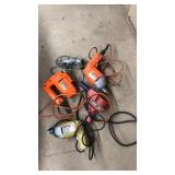 4 ELECTRIC DRILLS