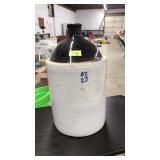 ANTQ. STONEWARE JUG, 3 GALLON