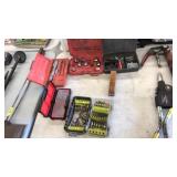 LOT OF ASST. DRILL BITS, HARDWARE, MISC