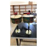 PAIR OF BLACK LABEL TABLE LAMPS