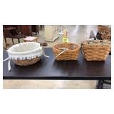 (3) LONGABERGER BASKETS