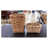 (2) LONGABERGER BASKETS