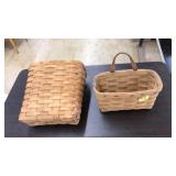 (2) LONGABERGER BASKETS