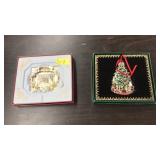 (2) WHITE HOUSE ORNAMENTS: 2007 & 2008