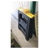 PAIR OF COLLAPSIBLE SAW HORSES BY STANLEY