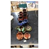LOT OF ASST. POTTERY MUGS