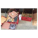 2 BOXES OF VNTG. CHRISTMAS ORNAMENTS