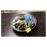 ASST. TRINKETS & PORCELAIN BOWL