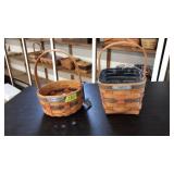 2 INAUGURAL LONGABERGER BASKETS: 1993 & 1997
